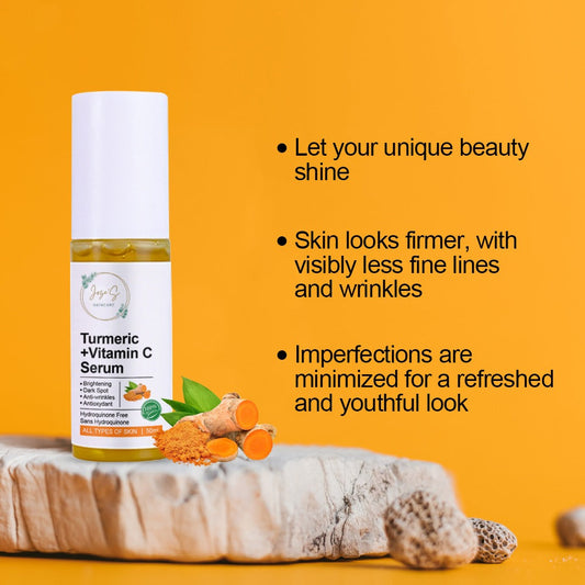 Sérum au curcuma et à la vitamine C