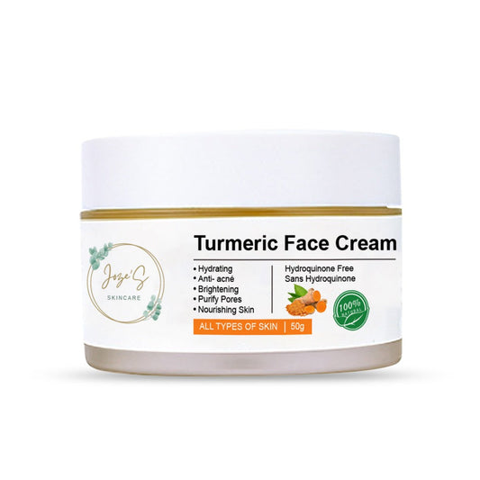 Crème pour le visage au curcuma